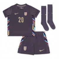 Camiseta Inglaterra Jarrod Bowen #20 Visitante Equipación para niños Eurocopa 2024 manga corta (+ pantalones cortos)